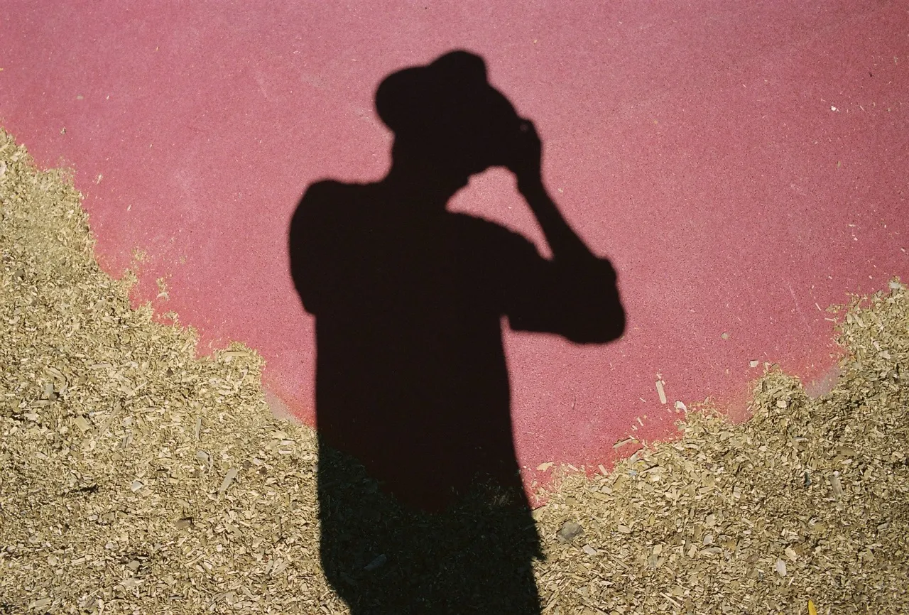 Shadow silhouette showing creative contemplation