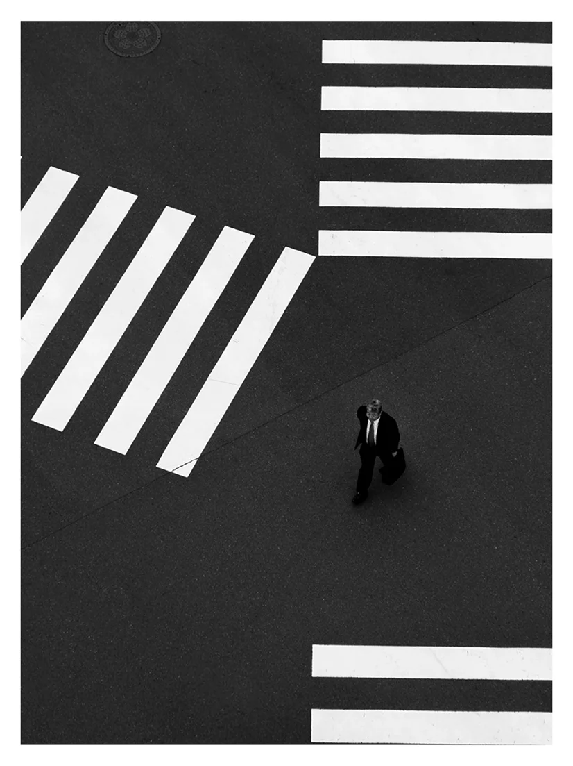 Street photography in black and white showcasing everyday moments and stories