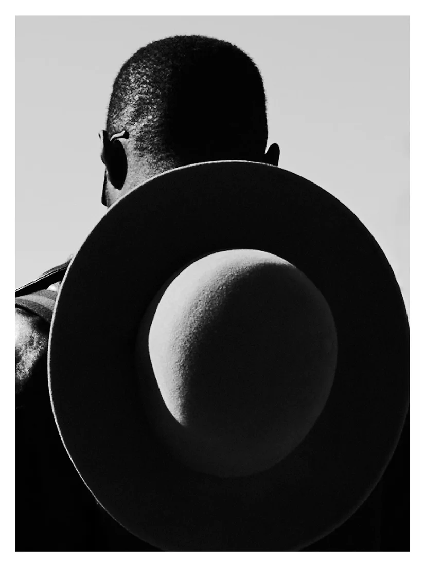Black and white portrait photography capturing urban life and human connection